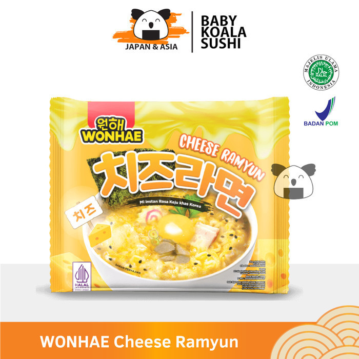 

Wonhae Korean Cheese Ramyun 120 G Halal E Instan Ala Korea