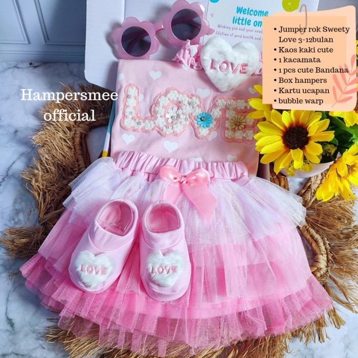 

Hampers Bayi Perempuan/Hampers Jumper Set/Kado Bayi/Hamper Baby Girl