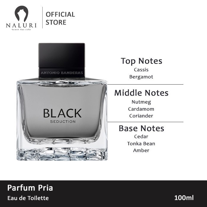 Parfum Original Antonio Banderas Seduction In Black Edt Man 100Ml