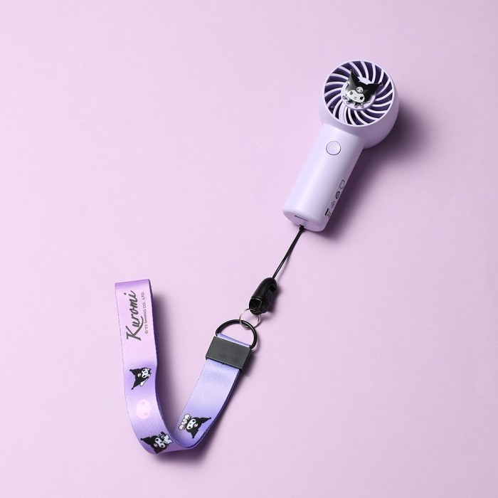 Marwa - Miniso X Sanrio Kipas Angin Genggam Cute Kuromi Mini Fan/Kipas Lipat