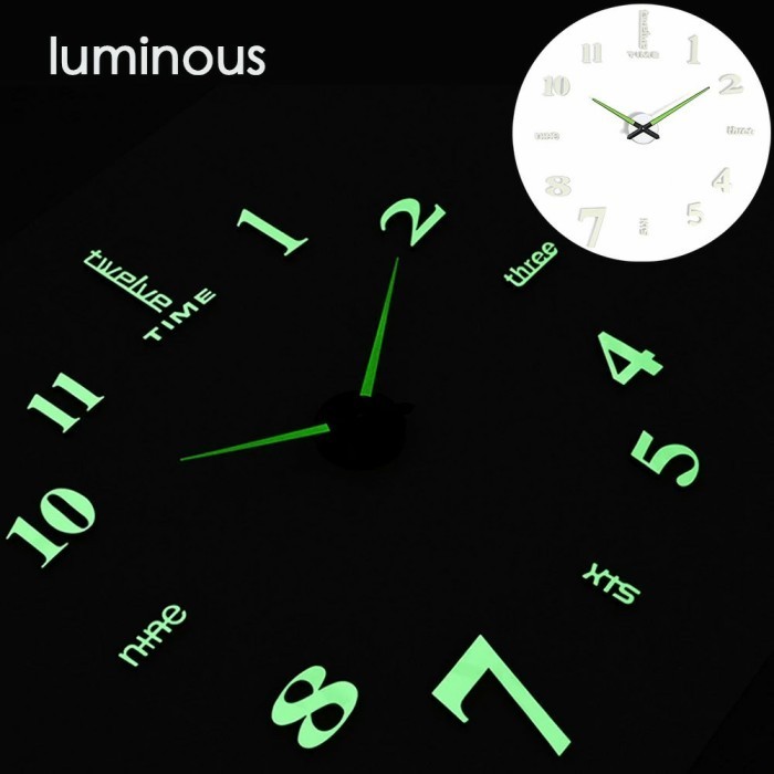 LUMINOVA Jam Dinding 80cm-130cm