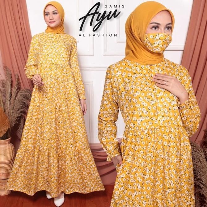 Super Spesial Gamis Homedress Baju Muslim Wanita Gamis Harian Santai New 2024