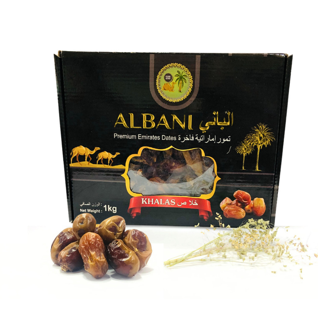 

MJS [ COD ] Kurma Khalas 1kg Premium Albani Kurma Kholas Kurma Khalas Al Saad Khalas Premium 1 kg