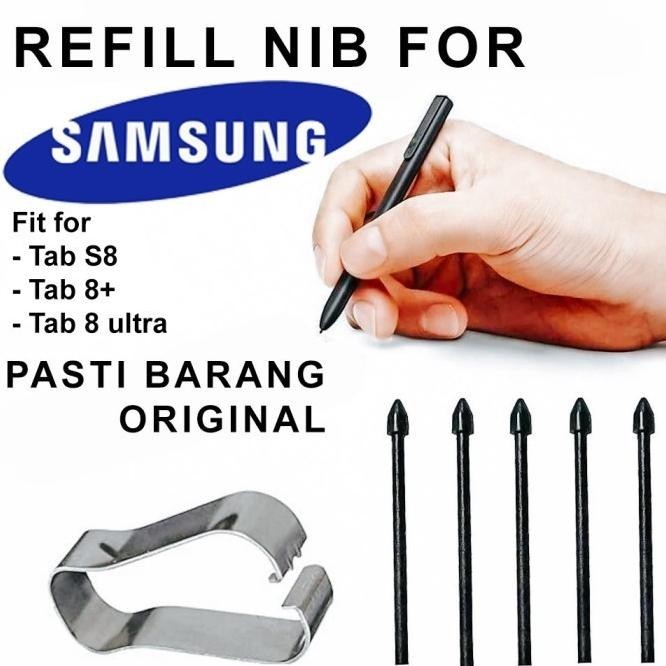 

Samsung Refill Nib Stylus S Pen Galaxy Tab S8 8+ 8 Ultra Original 100% |Murah