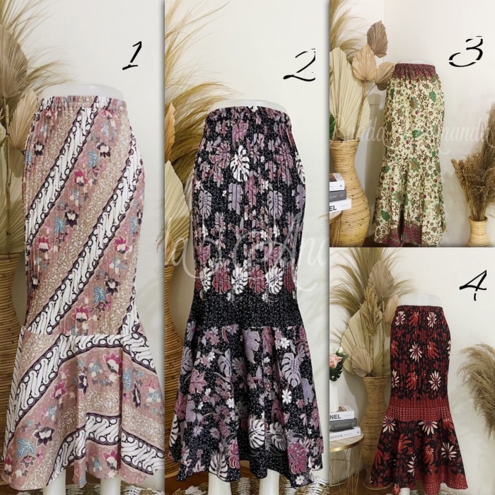 Rok Duyung Plisket Batik/Rok Batik/Rok Duyung/Kebaya/Rok Plisket