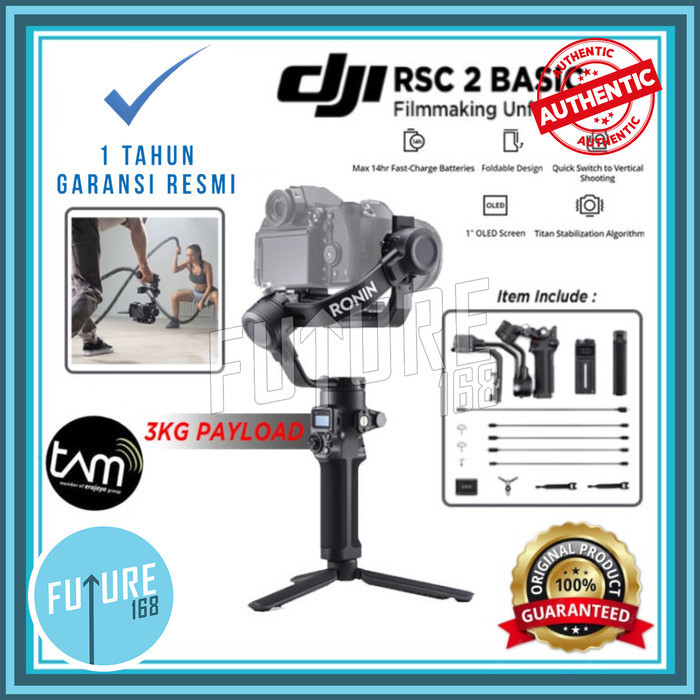 DJI Ronin SC 2 Basic GARANSI RESMI RSC 2 Gimbal Stabilizer Kamera RSC2