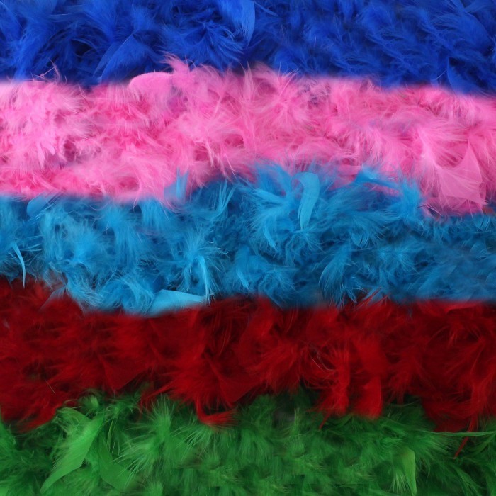 Syal Bulu - Bulu Aksesories - Syal Bulu Ayam Kasuari - 15 Meter