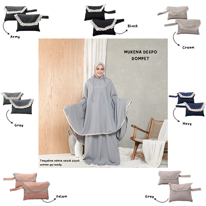 Hampers Couple Mukena Dompet, Sarung Wadimor, Dan Sajadah