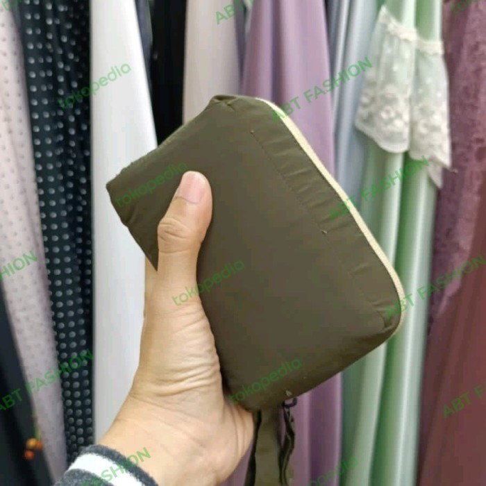 Mukena Traveling Polos Premium Mukena Parasut Silk Premium