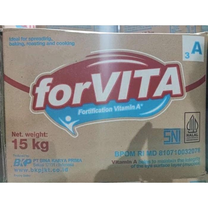 

Promo Margarine Forvita 15Kg/Dus