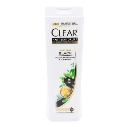 Clear Shampoo Natural Black 340 ML