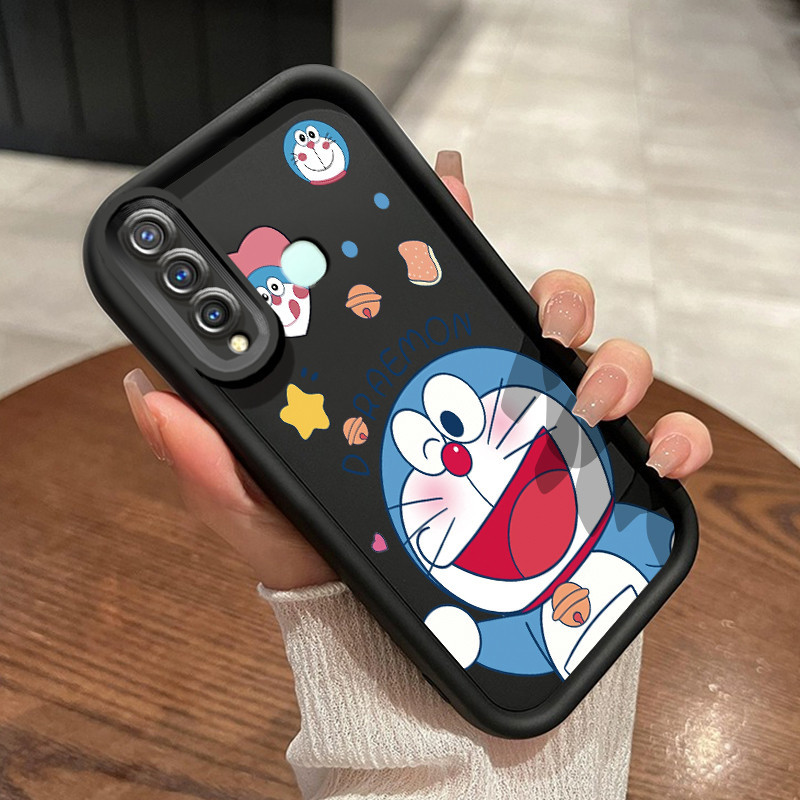 Casing Hp VIVO Y19 VIVO Y5s Case pelindung HP pola Doraemon Casing pelindung silikon Softcase lunak 