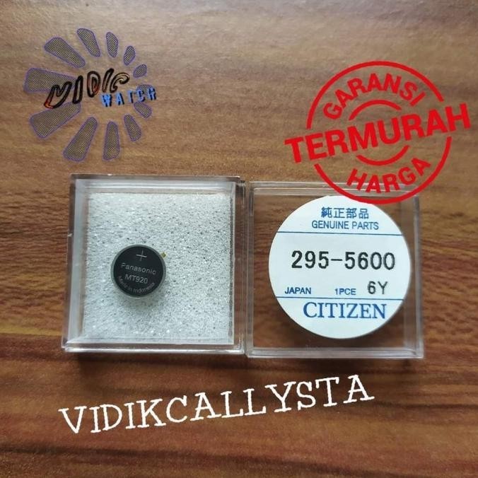 Baterai Mt920 Mt 920 Capasitor Citizen Ecodrive 295-5600 Mt920