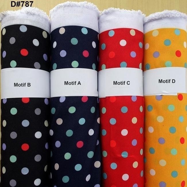 

Grosir Kain Motif Dot Flanel 787 Per 1 Yard (Min 1 Roll 50 Yard) Terbaik