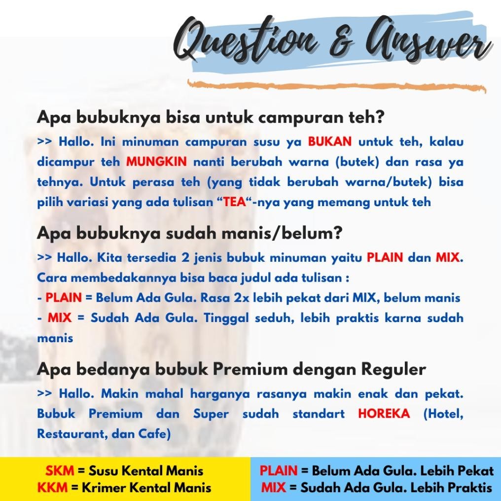 

(Cod) Bubuk Minuman Rasa Mix 250Gr Serbuk Minuman Kekinian Original