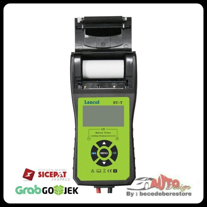 LANCOL BT-T 12V Alat Tester Aki Accu Digital Print