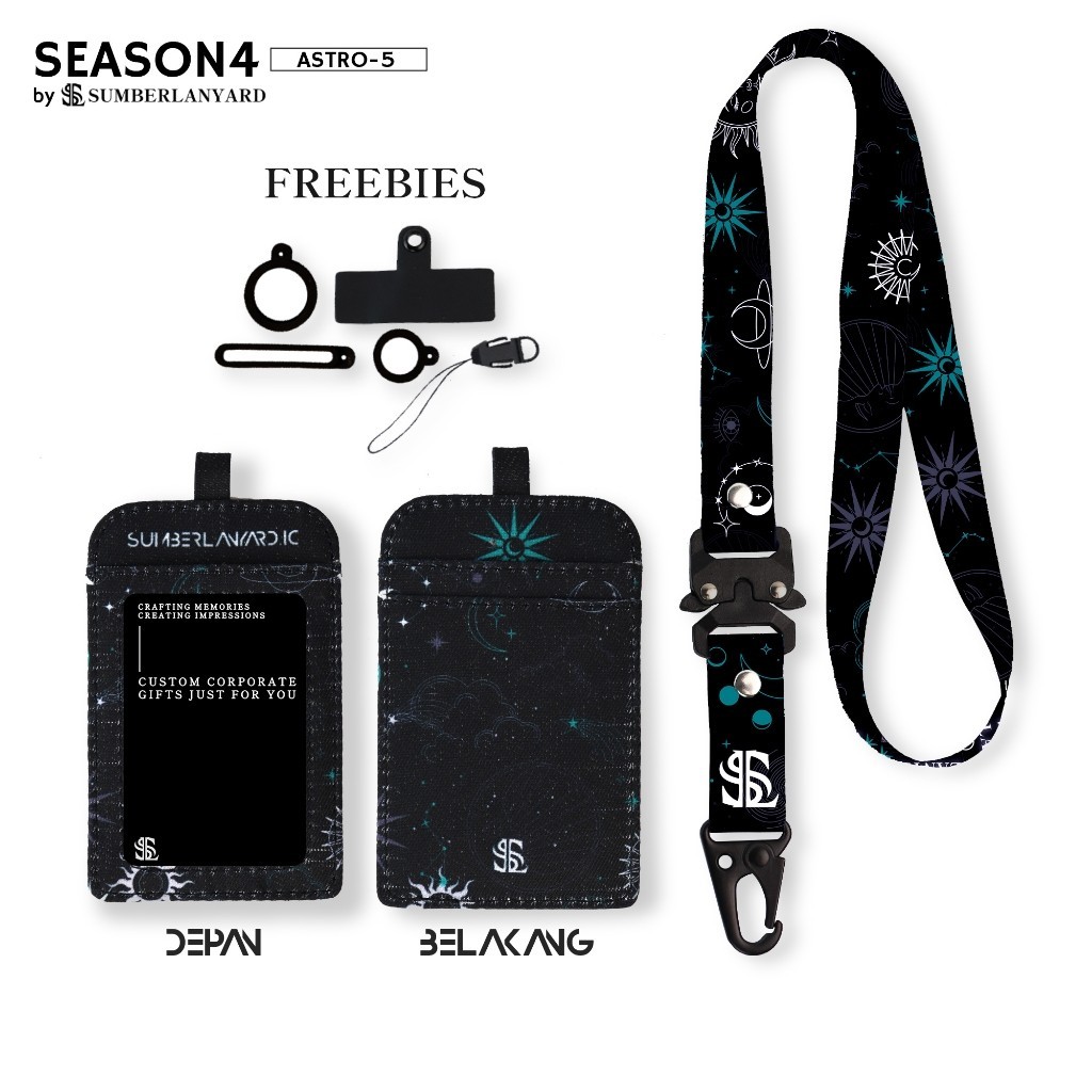

Sumberlanyard.Id Tali Lanyard Idcard Holder Astro Series - Astro V5