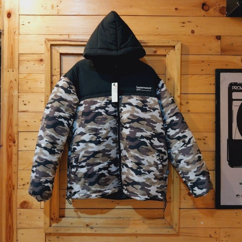 JAKET PUFFER parasit tebal original EASTERWOODS model army distro - jaket parasit pria army distro o