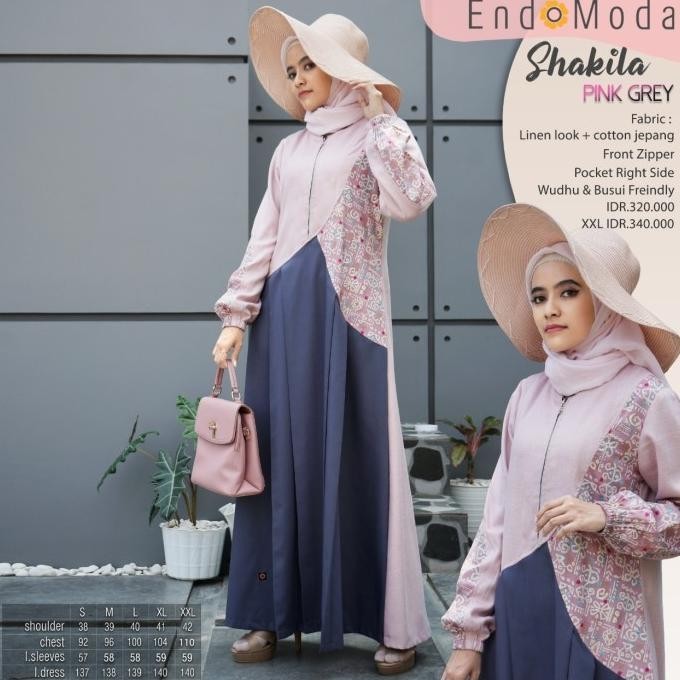 Ready Gamis Endomoda Shakila Limited Edition