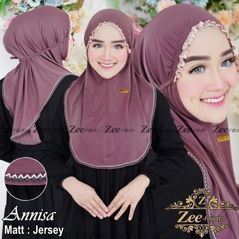 Promo Akhir Tahun Bergo Annisa / Jilbab Kerut Dahi / Bergo Kerut / Bergo Jersey / Jilbab Instan / Ji