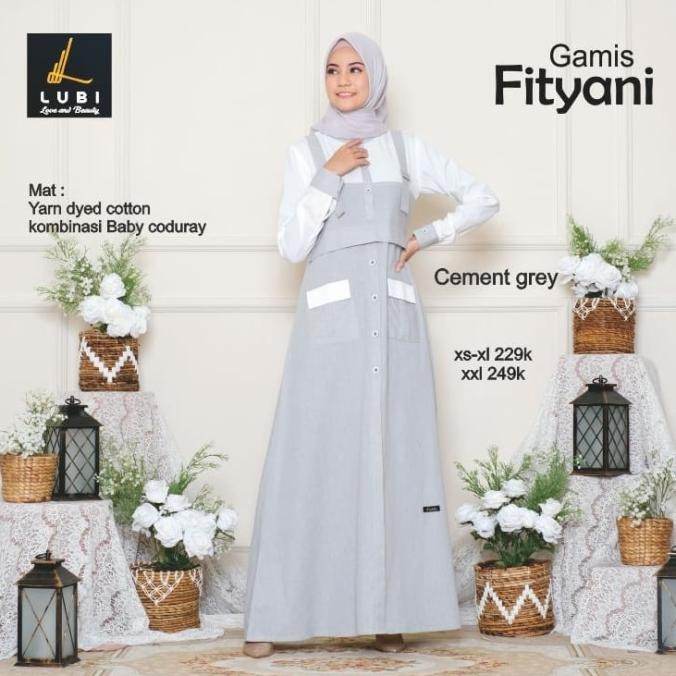 Big Sale Gamis Lubi Fityani Stok Terbatas