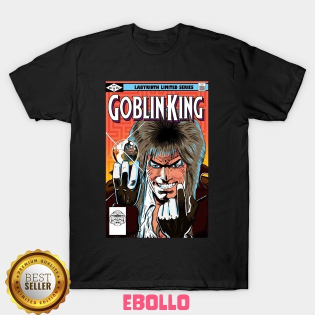 Baju Kaos Tshirt Goblin King Comic Book Labyrinth Wolverine Distro Cotton Combed Premium Kaos Pria W