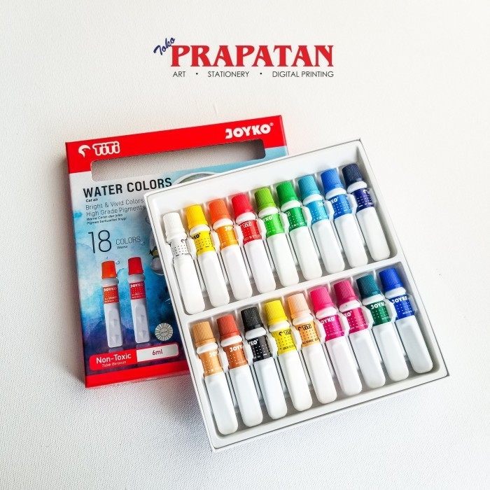 

Titi Watercolor / Cat Air Titi 18 Warna