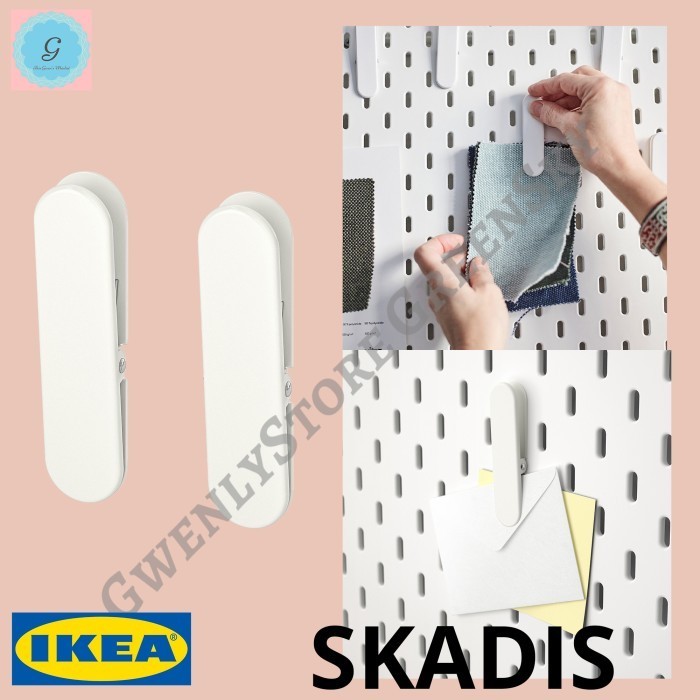 

Aksess 2 Jepit Metal Kait Klip Clip Kertas Notes Memo Pegboard