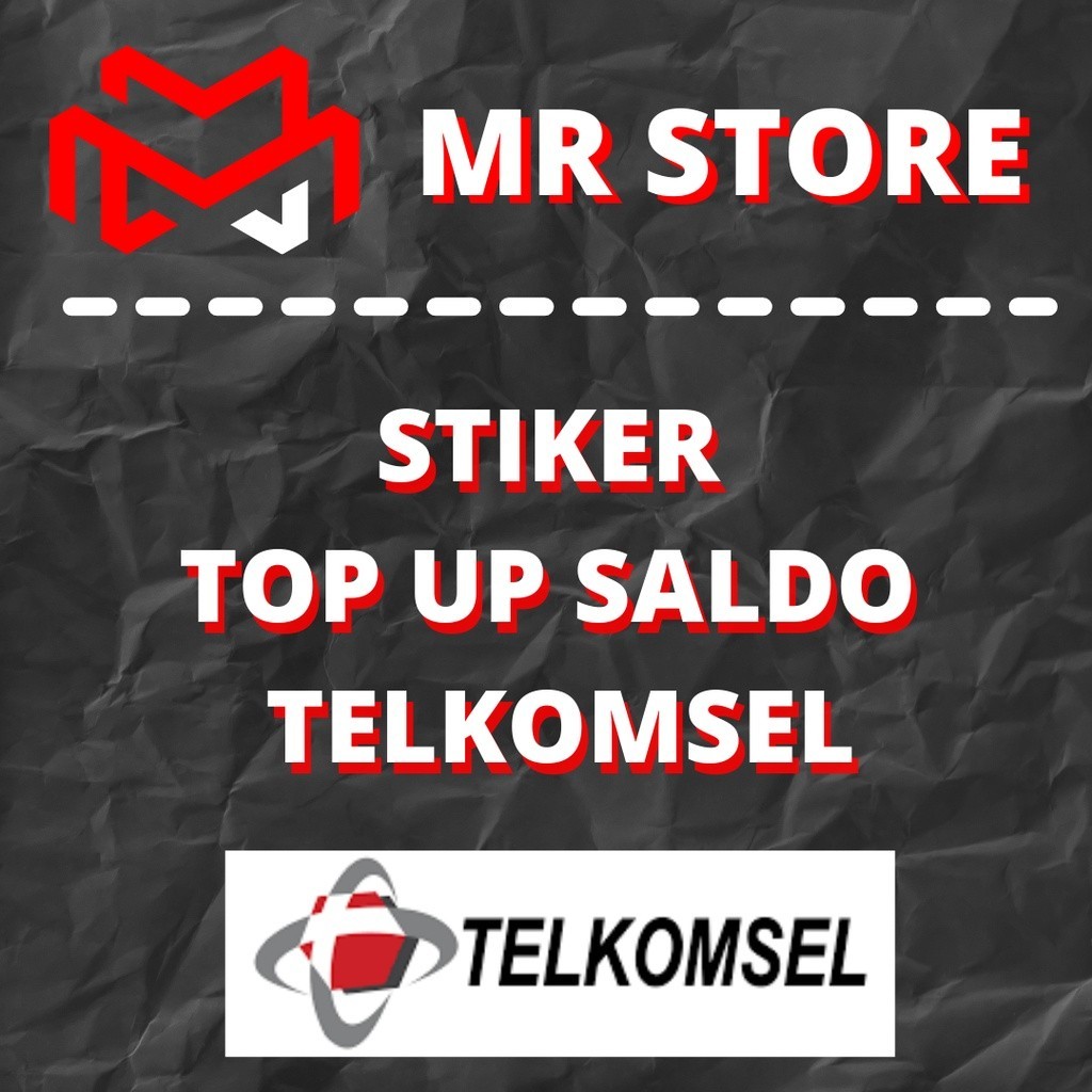 

Stiker Isi Saldo Top Up Pulsa Telkomsel Transfer