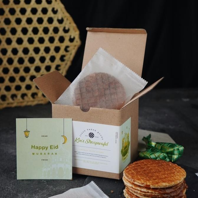 

1 BOX premium hampers ramadan lebaran Kin's Stroopwfel