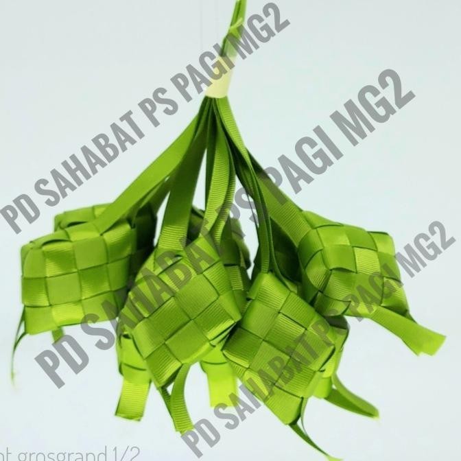 

ketupat pita gross grand 1/2 warna hijau (1 ikat 10 pcs)