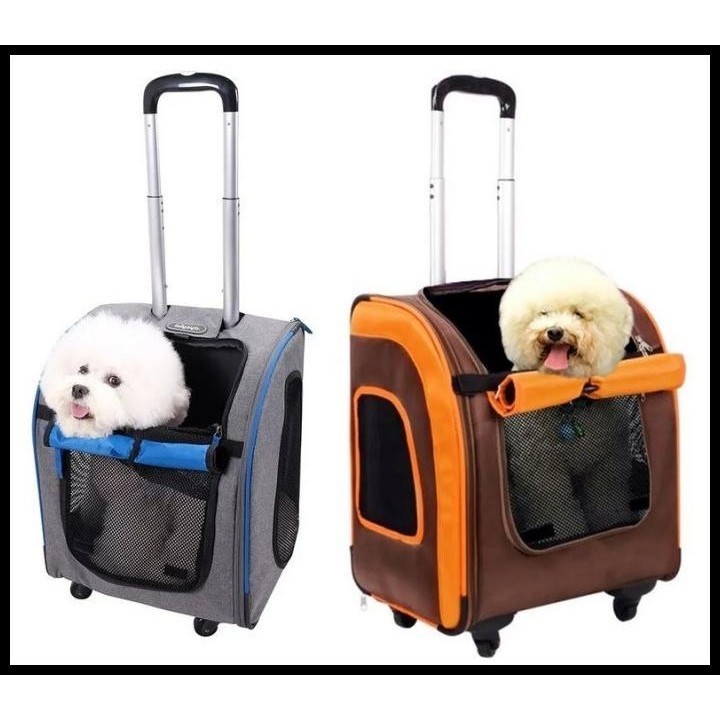 Ibiyaya New Liso Backpack Parallel Transport Pet Trolley Anjing Kucing