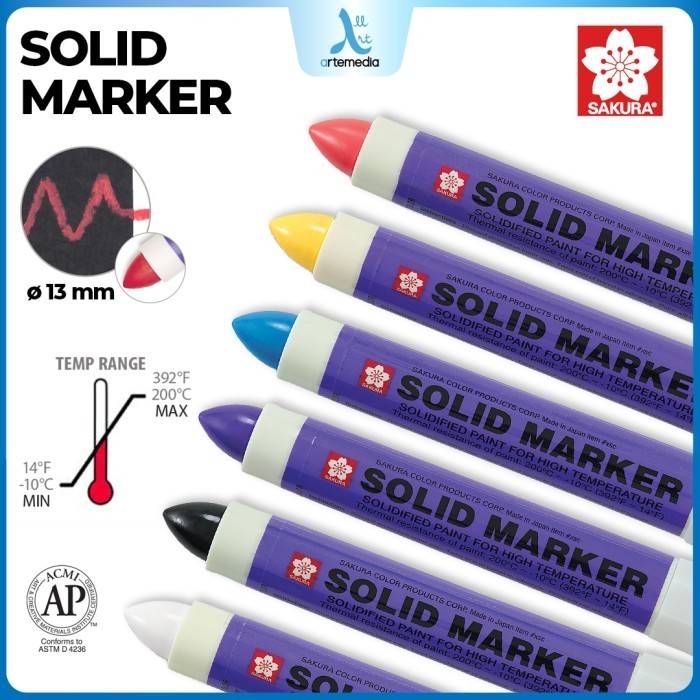 

Krayon Solid Marker Sakura Industrial Crayon Permanent