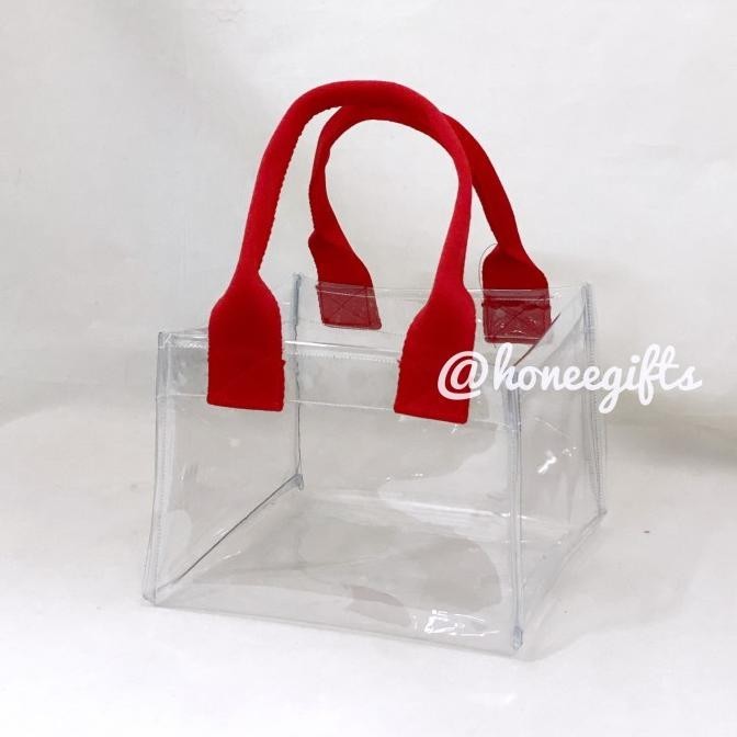 

Tas hampers kue imlek natal lebaran ultah kotak 22cm box pvc bag cake