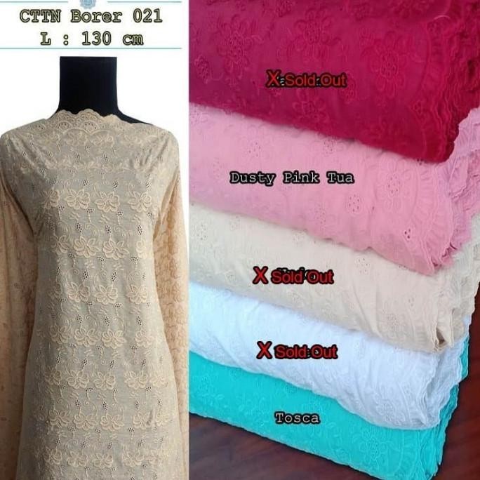 

Kain Katun Embrodery/Katun Bordir/Katun Embro -021 Terbaik