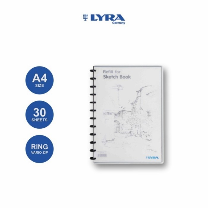 

Lyra Sketch Book A4 30 Lembar Buku Sketsa Gambar Bisa Refil Sketchbook