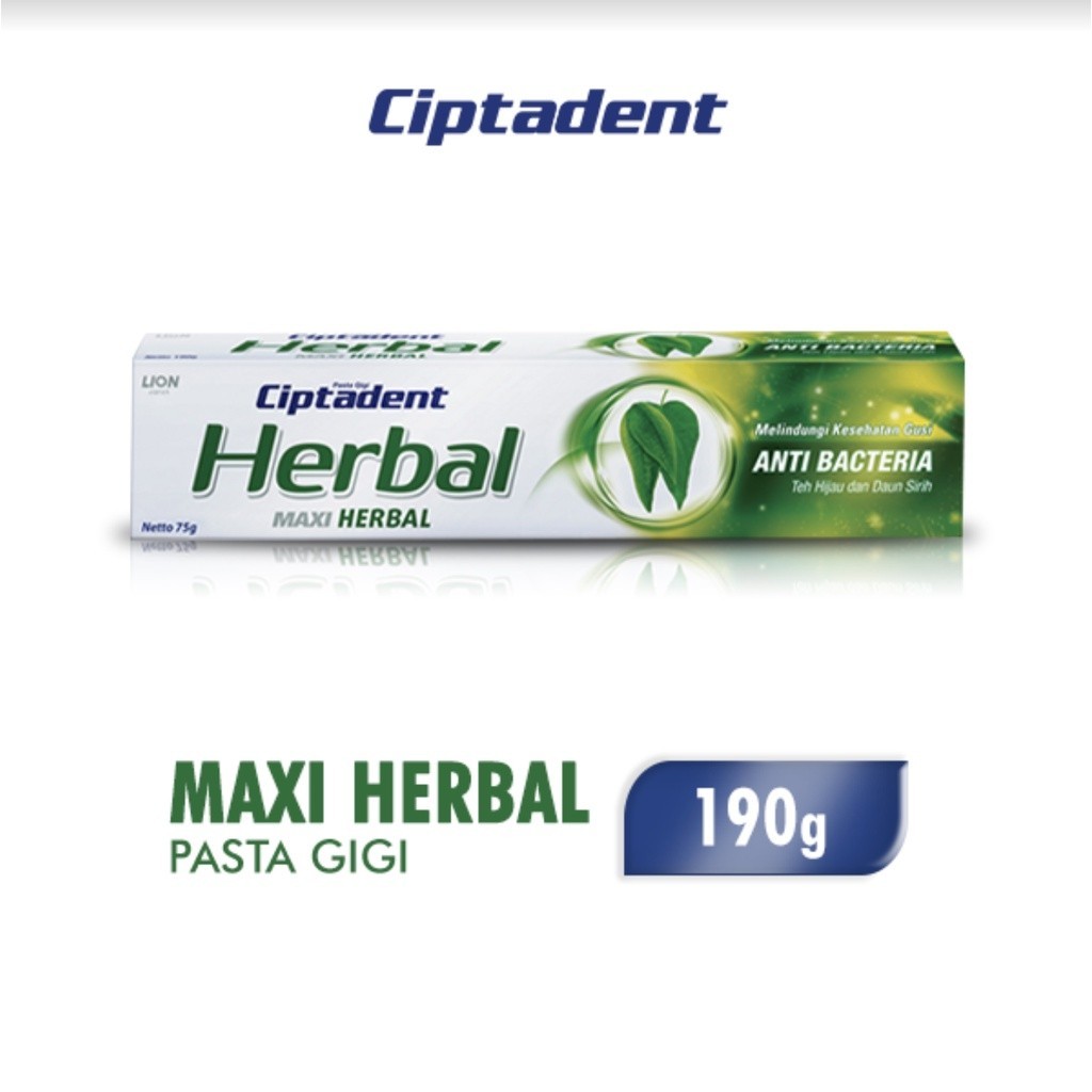 Ciptadent Pasta Gigi Maxi Herbal Tube 190 gr