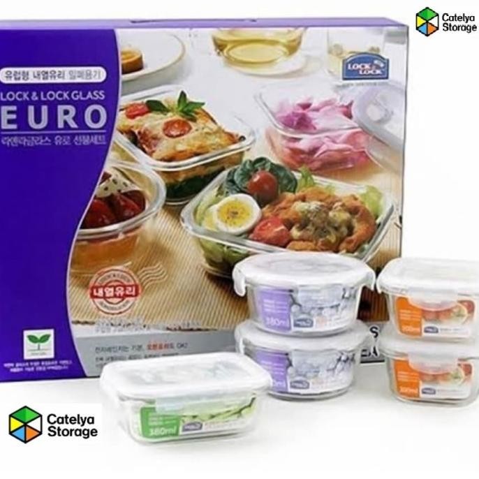 Hampers Lock N Lock Oven Glass Set 5P