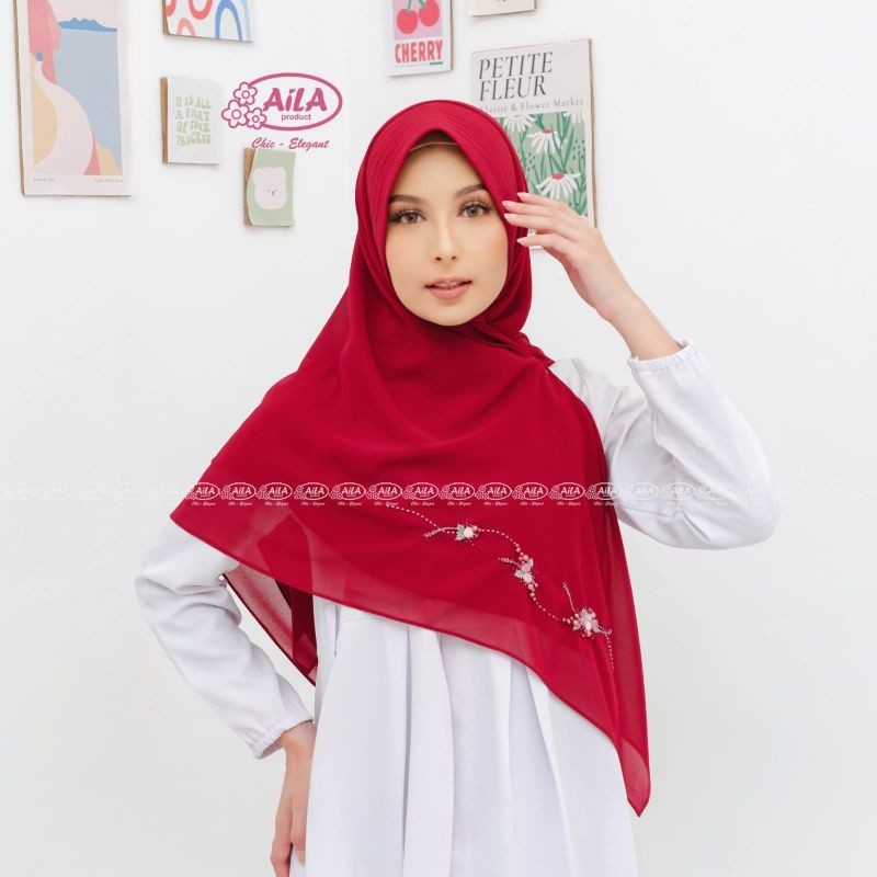 NEW PREMIUM DAILY HIJAB [New Arrival] Segitiga Instant Alea Hijab Instant By Aila Sekali Slup Anti