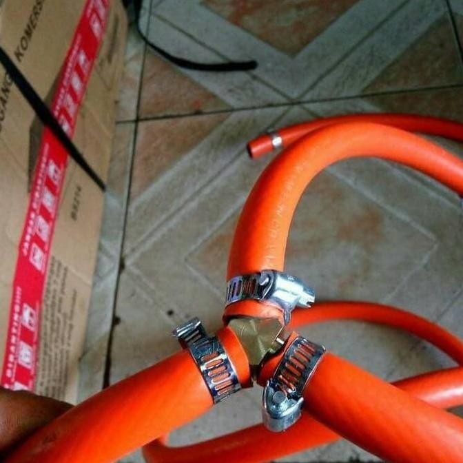 Selang Cabang Oven Gas 2 Meter+Regulator