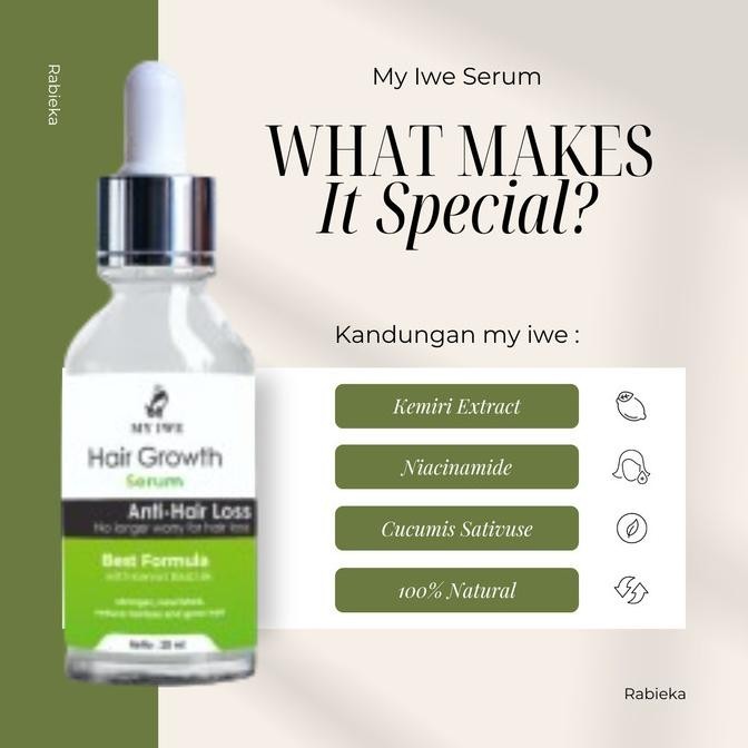MY IWE Hair Growth Serum Penumbuh Rambut LM