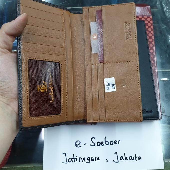Dompet Kulit Pria Lombardi Giovanni Genuine Leather Panjang Original