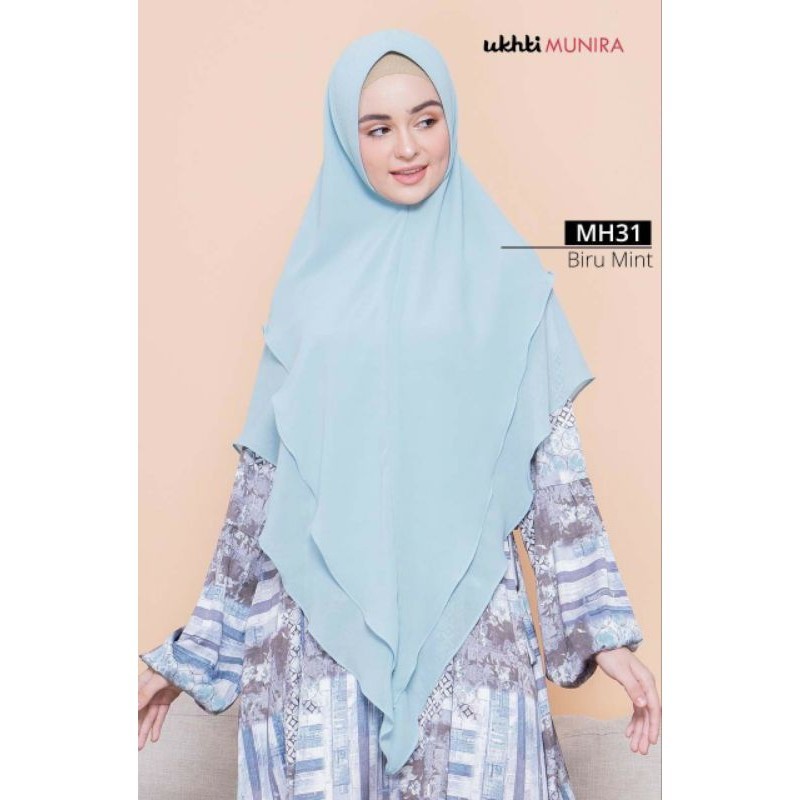 NEW PREMIUM DAILY HIJAB Khimar Syari Munira MH31 by Ukhti Munira