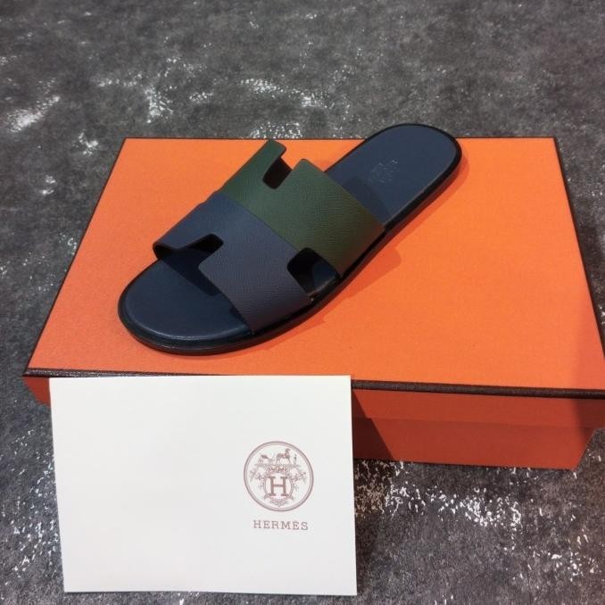 Sandal Casual Pria Kulit Asli Import / Sendal Slop Pria Branded  Jayasentosa07