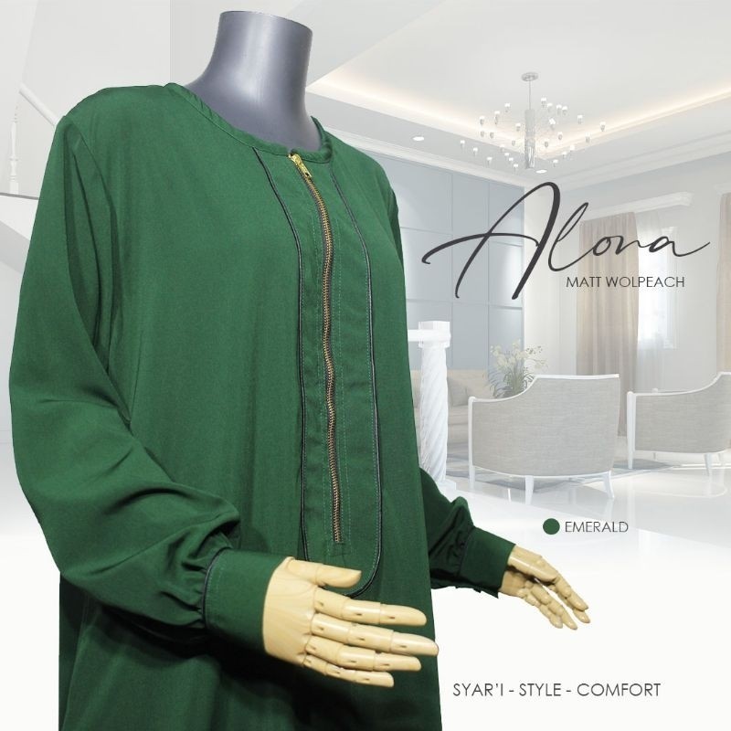 NEW PREMIUM DAILY HIJAB Set Gamis Alona Free cadar bandana Fataya Hijab