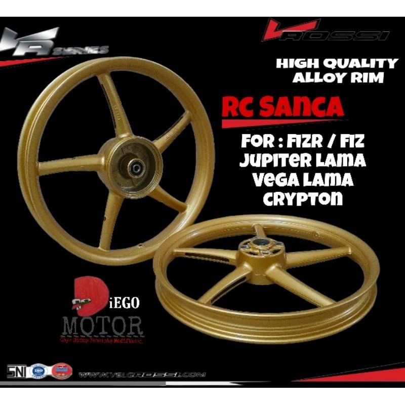 Velg Fizr - Jupiter Z lama - Vega r Lama - Crypton/velg racing vrossi yamaha fizr, fiz, jupiter z la