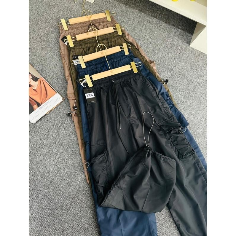 Ready Kulot Cargo Parasut Bkk // Celana Cargo Harajuku Original