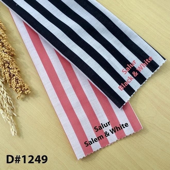 

Kain Katun/Kain Katun Cvc Motif Salur D - 1249 (Per 0,5 Meter)