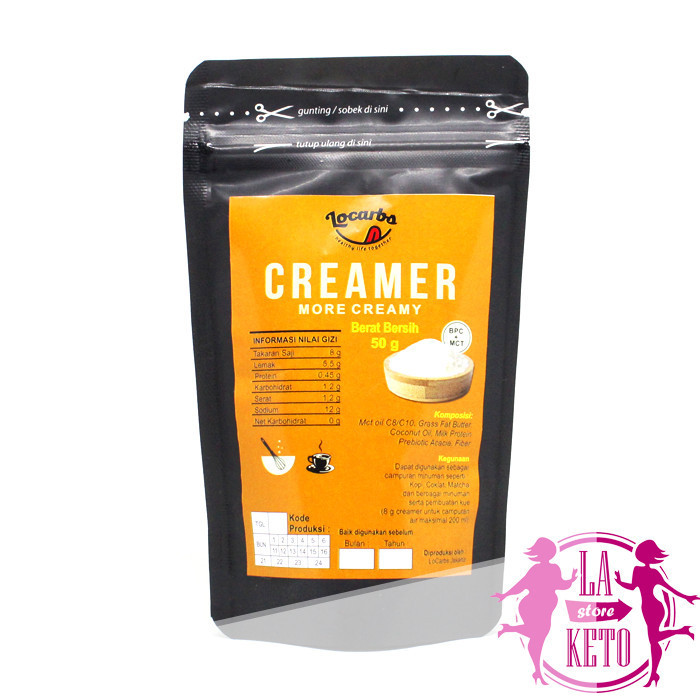 

Ready LA KETO - CREAMER LOW CARB KETOFRIENDLY/DIABETIC FRIENDLY/50gr NETTO