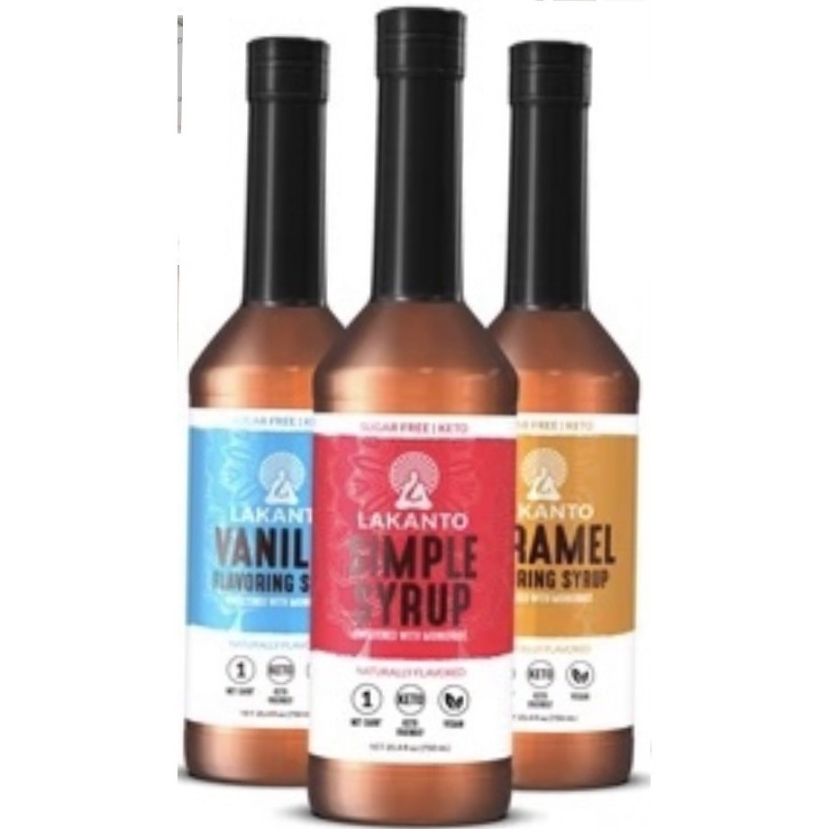 

Ready LAKANTO SUGAR-FREE SIMPLE FLAVORING SYRUP - FROM USA
